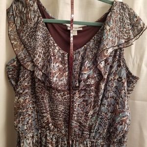 Sleeveless Dressbarn Belted Dress